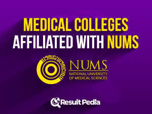 List Of Medical Colleges Affiliated With NUMS