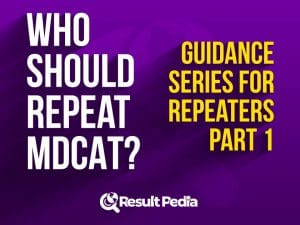 Who should repeat MDCAT???