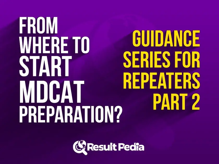 From where to start MDCAT preparation?
