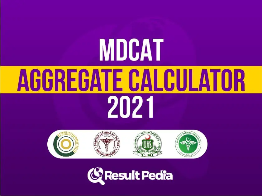MDCAT aggregate calculator 2021